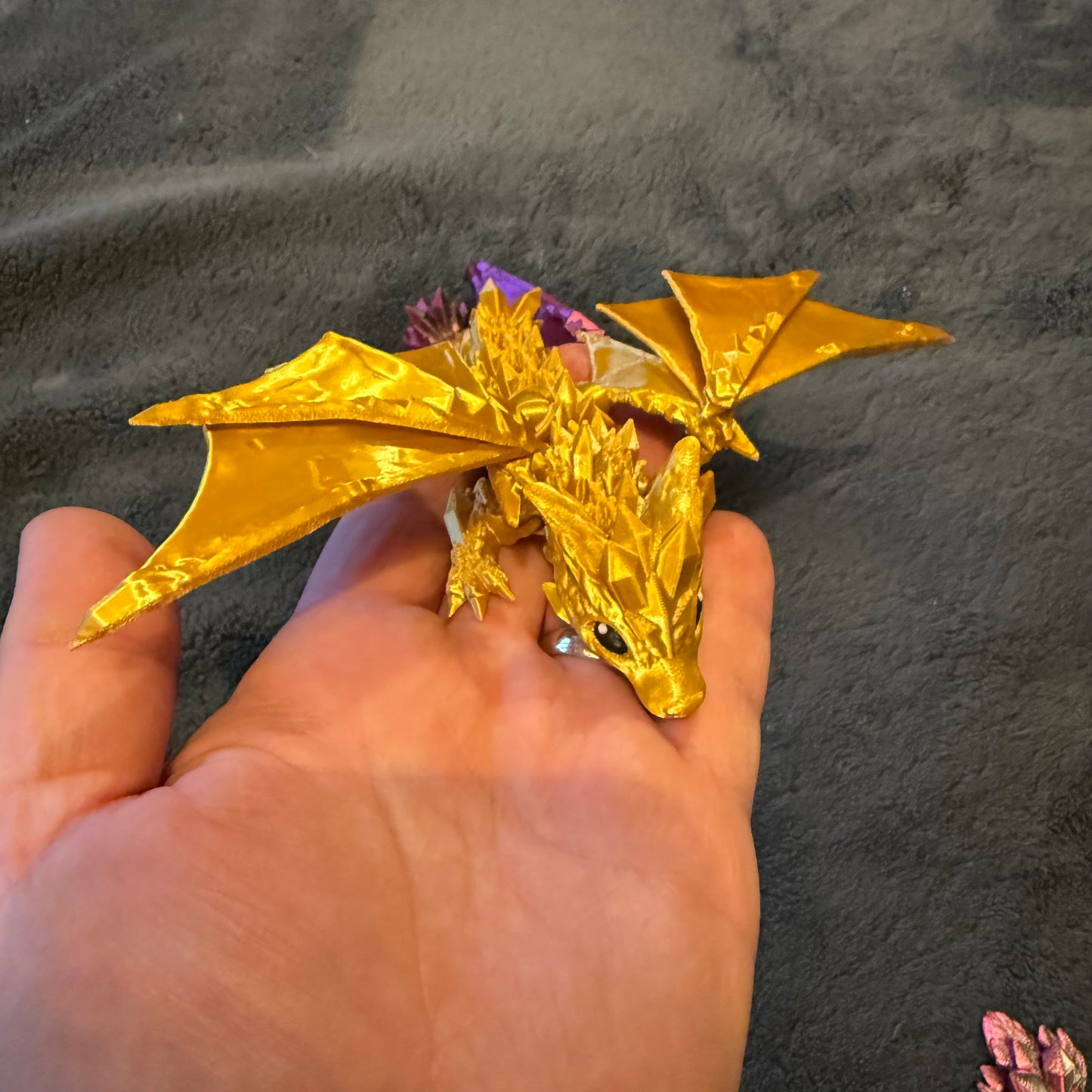Golden Baby Wolf Dragon