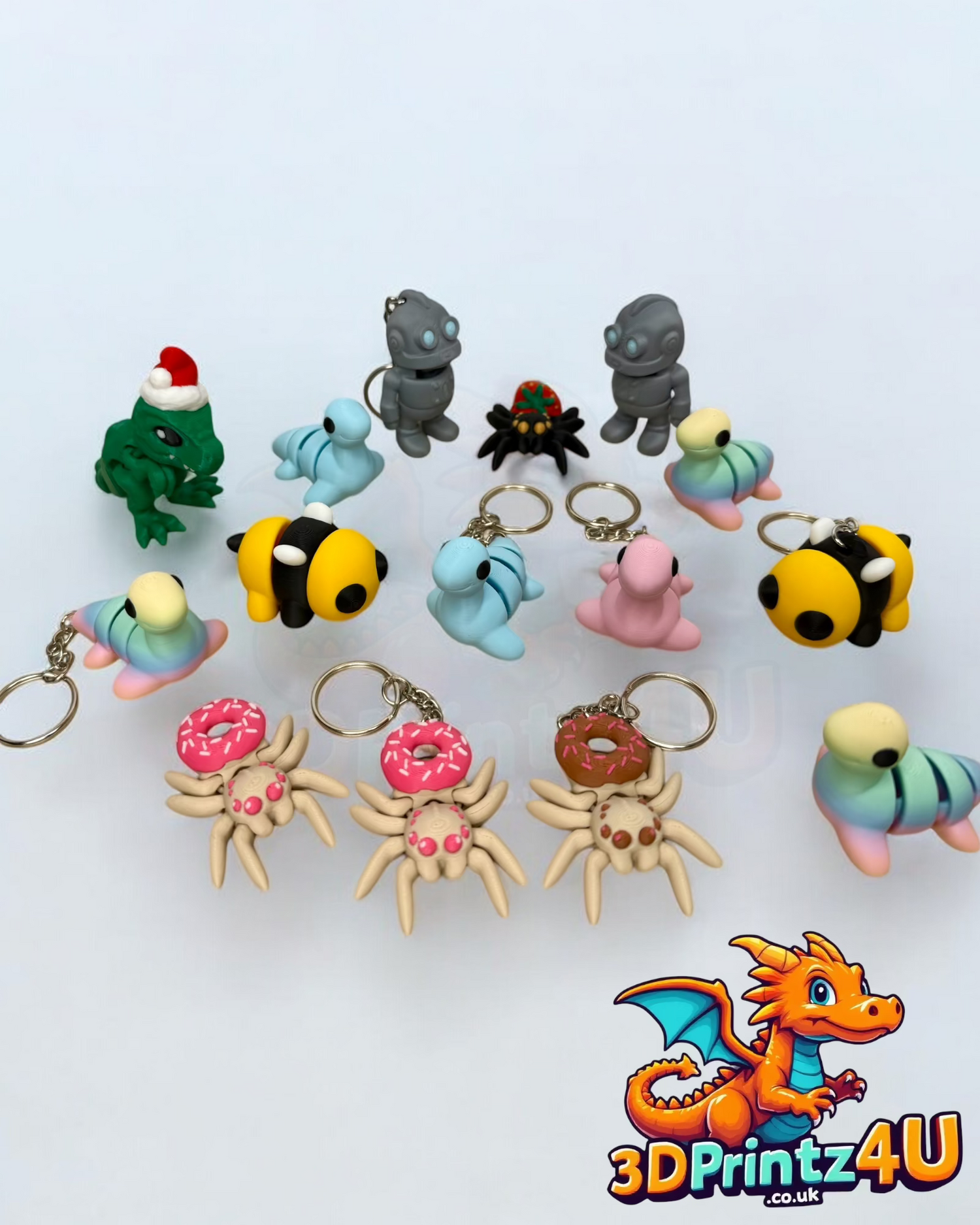 Keychains and mini models