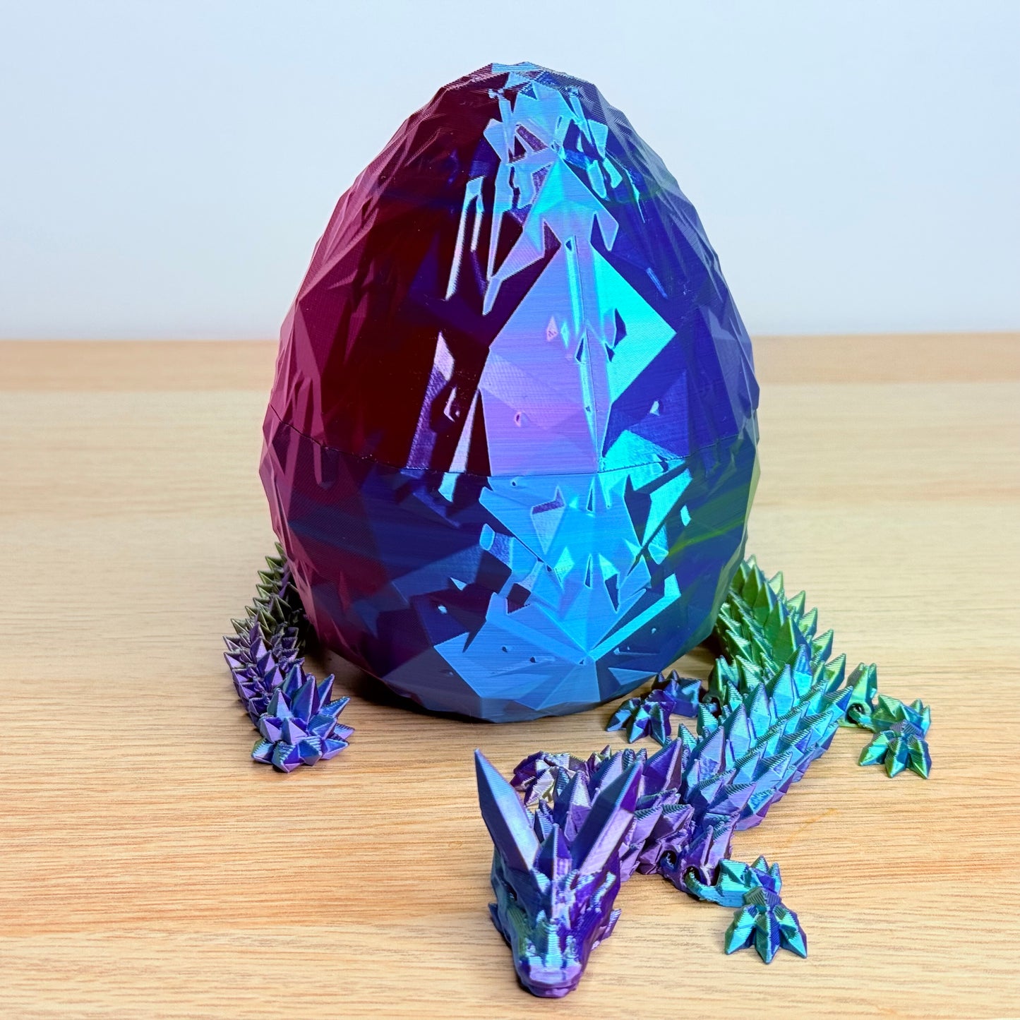 Crystal Dragon with Egg