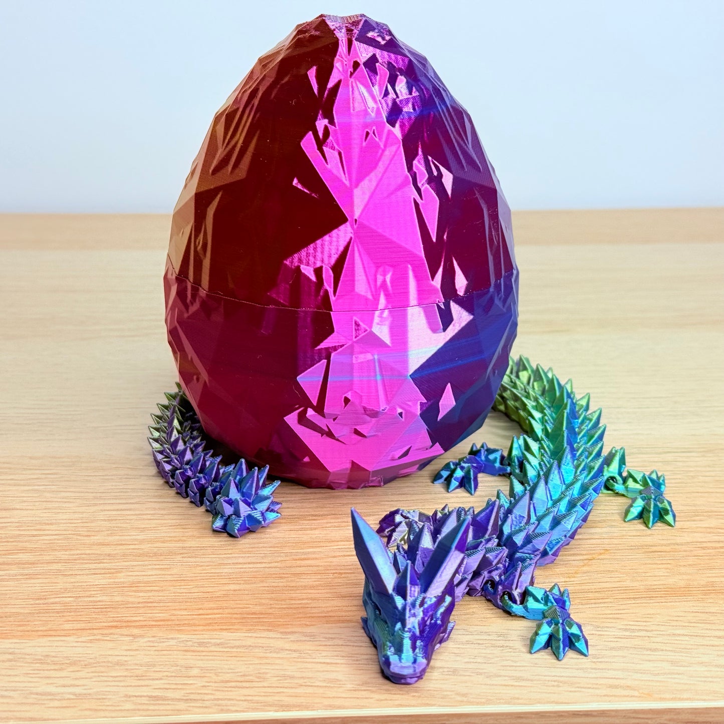 Crystal Dragon with Egg