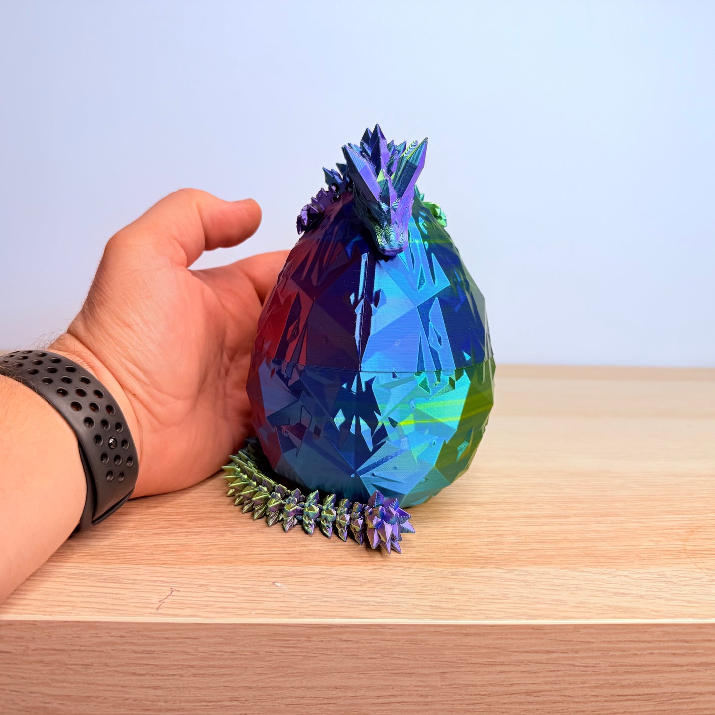 Crystal Dragon with Egg