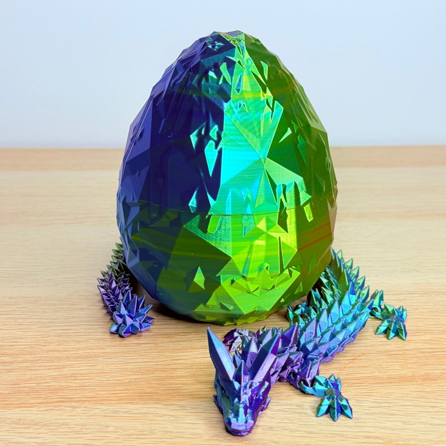 Crystal Dragon with Egg