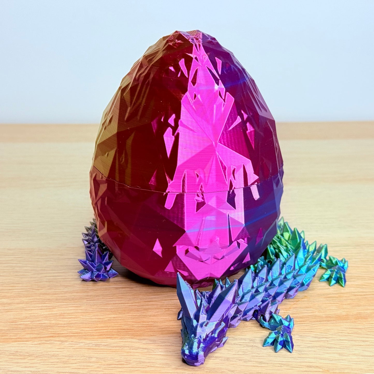 Crystal Dragon with Egg