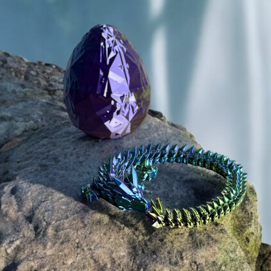 Crystal Dragon with Egg
