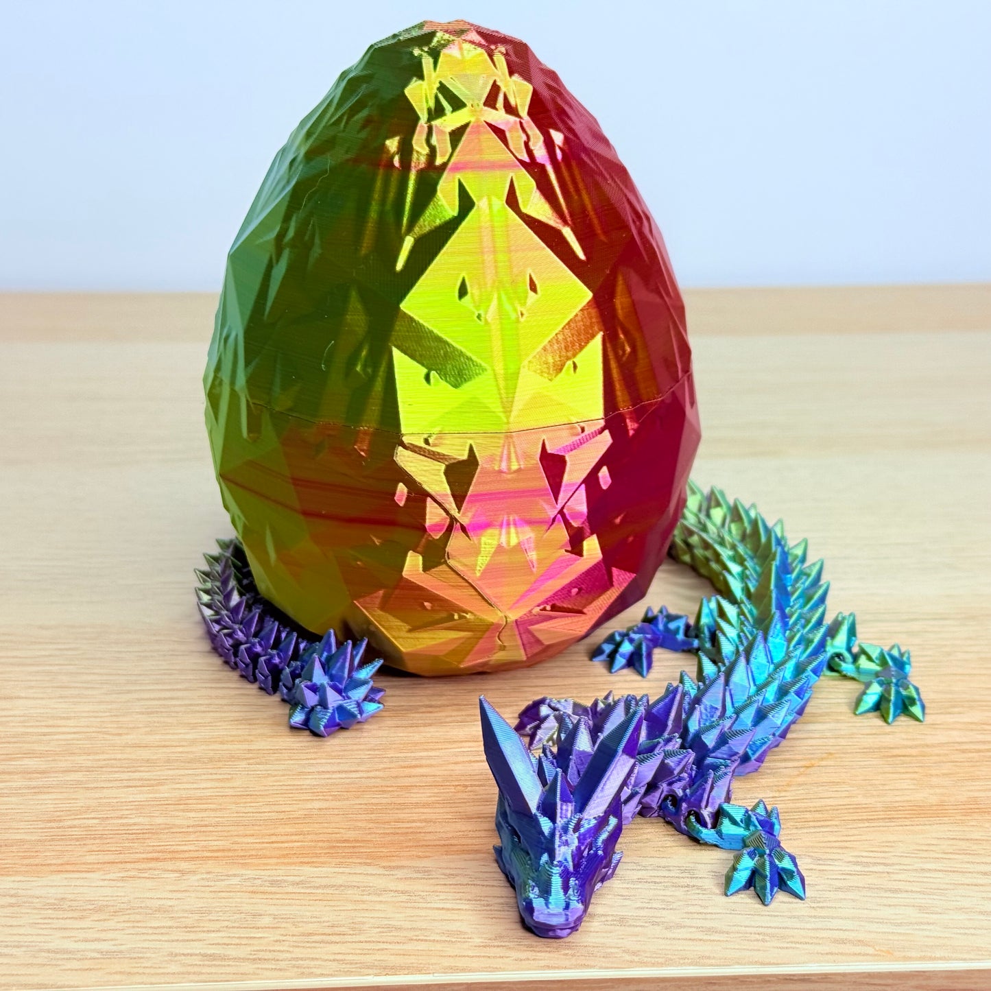 Crystal Dragon with Egg