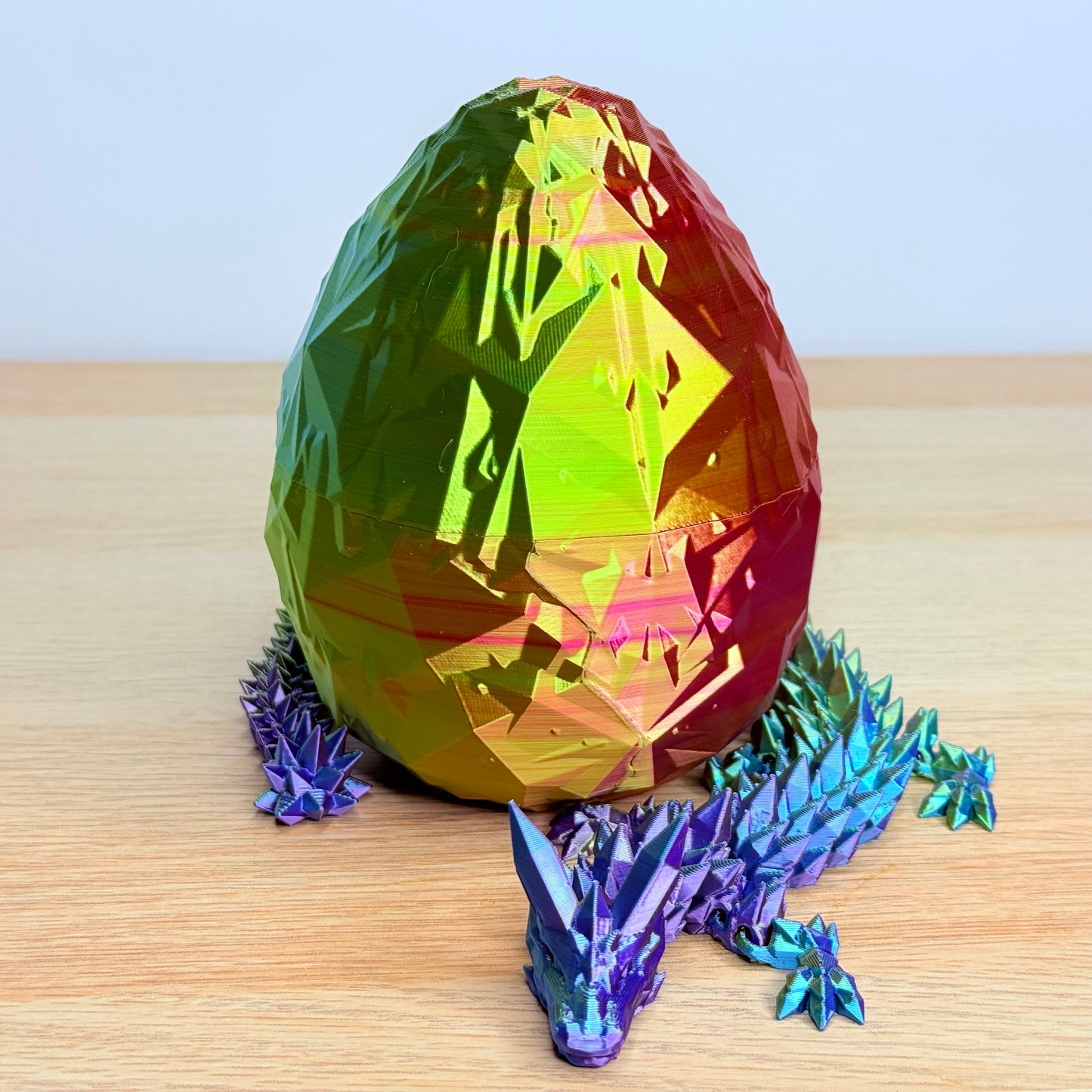 Crystal Dragon with Egg