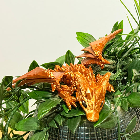 Copper Baby Wolf Dragon.