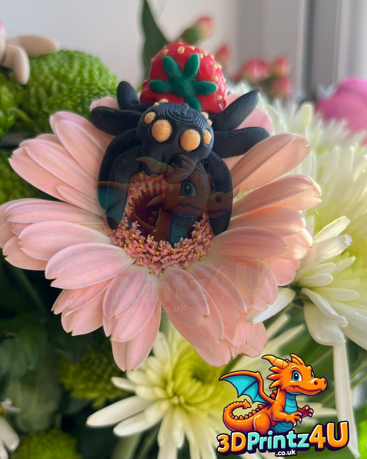 Mini Strawberry Spider