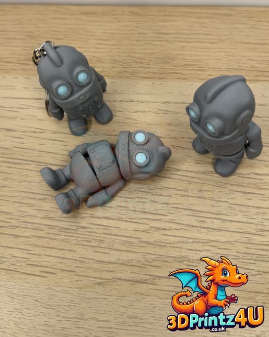 Little Robot Flexi Keychain