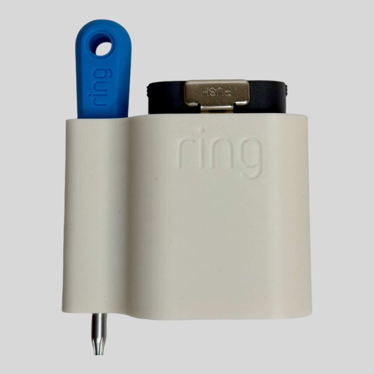 Ring battery and tool holder