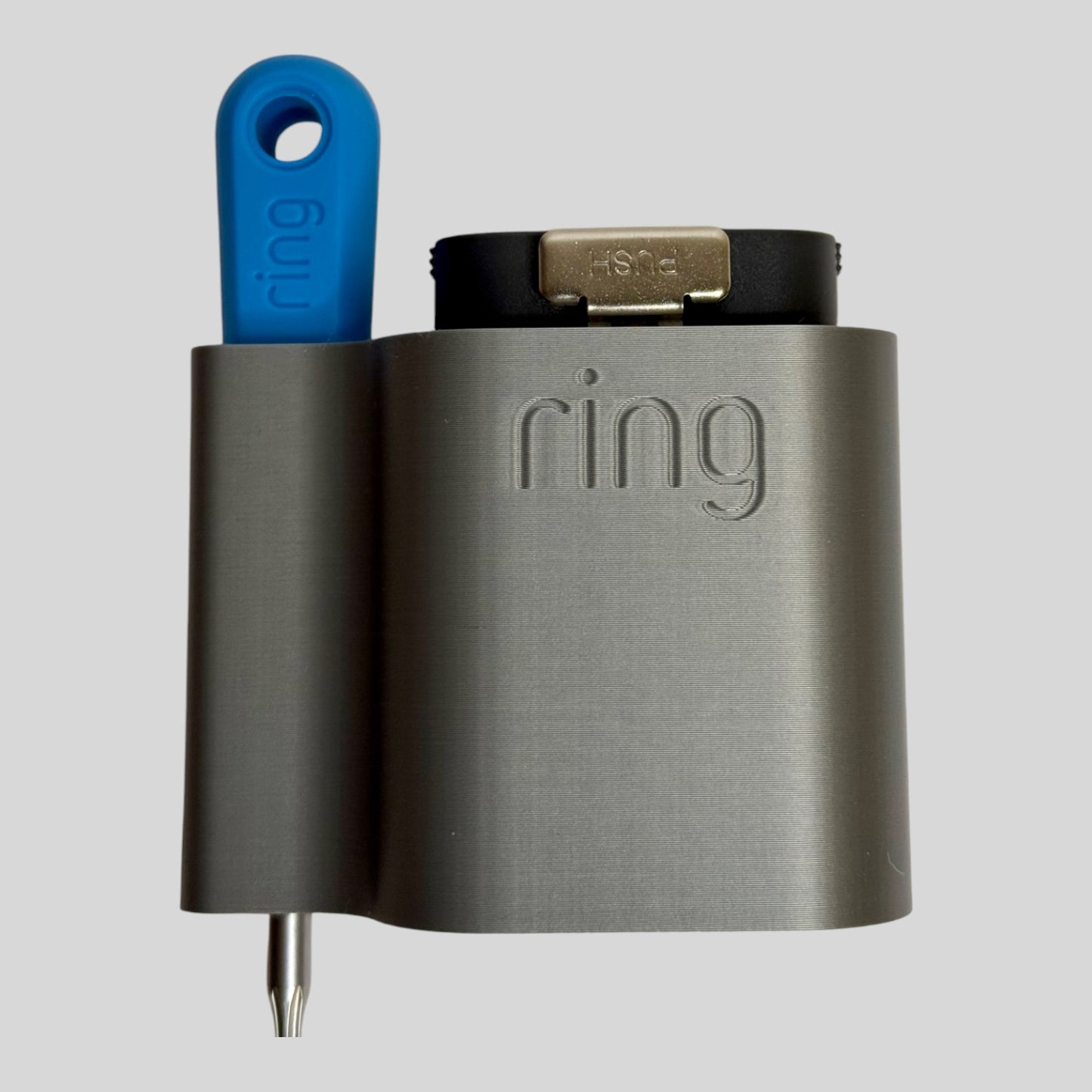 Ring battery and tool holder